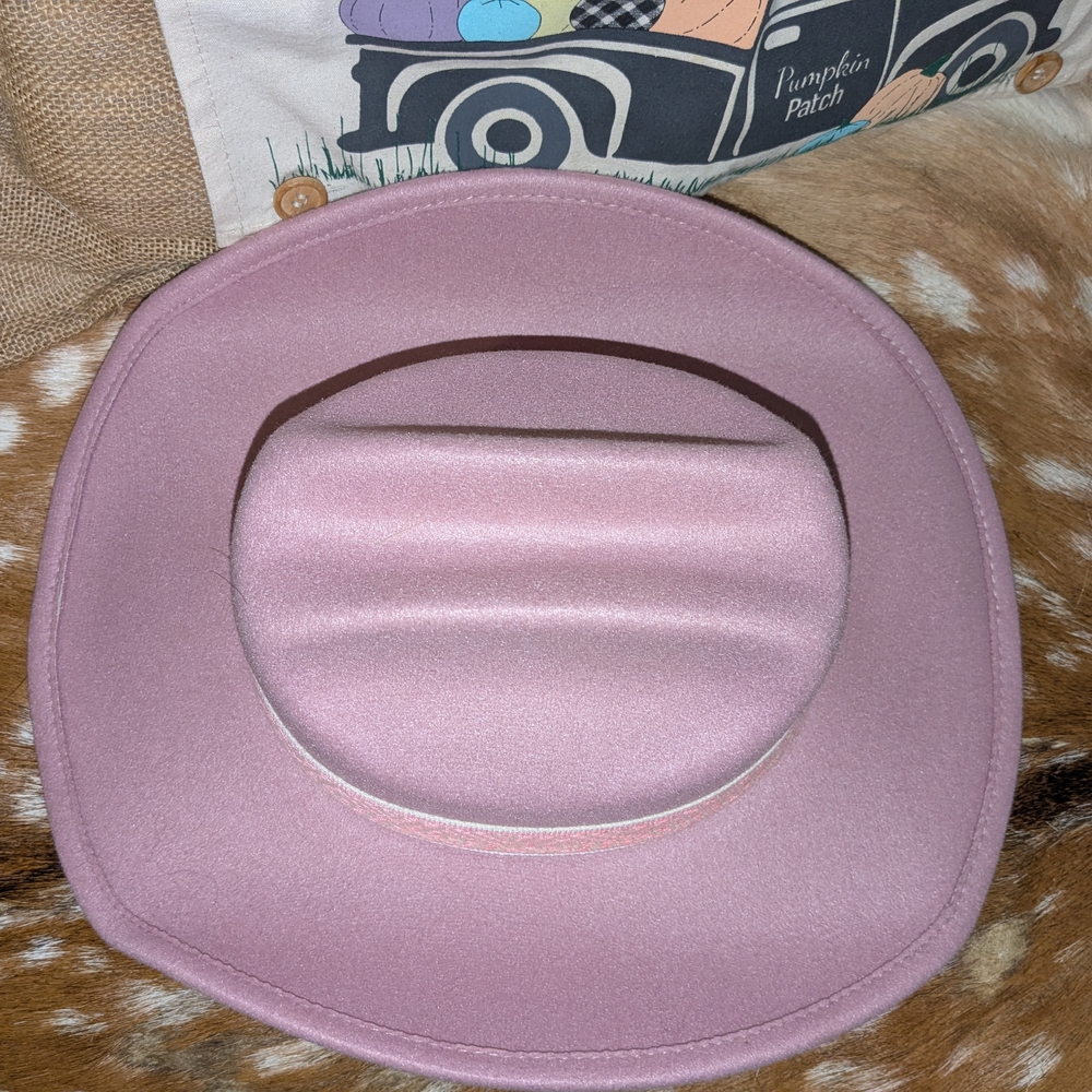 Pink Western Style Hat - Picture 5 of 5